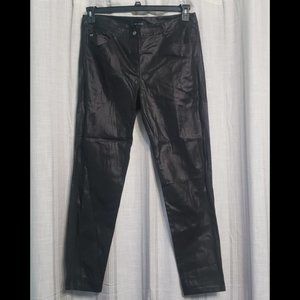 St. John Black Sparkle Pants Size 12